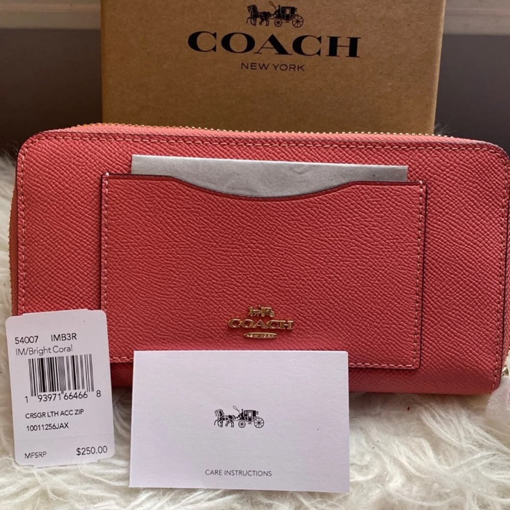 Coach Pink Wallet